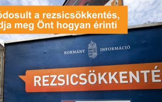 rezsicsökkentés módosítás