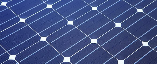 Napelem panel közelről fotózva