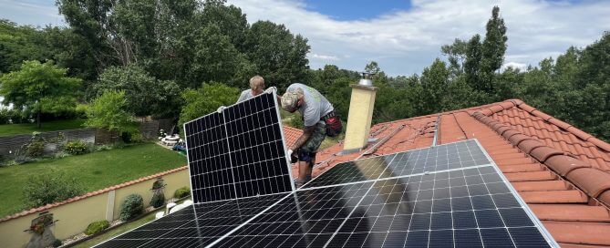 napelem telepítése