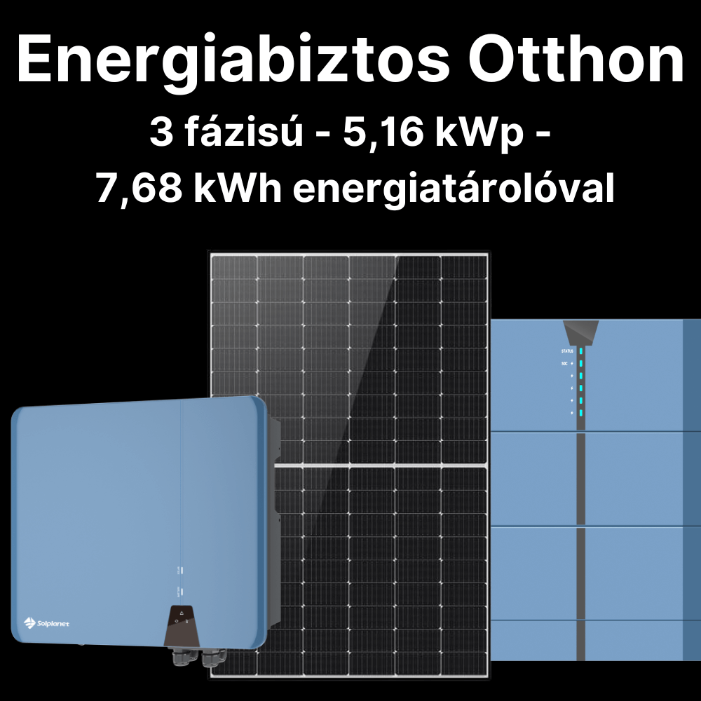 Kulcsrakész napelemes rendszer - Energiabiztos Otthon