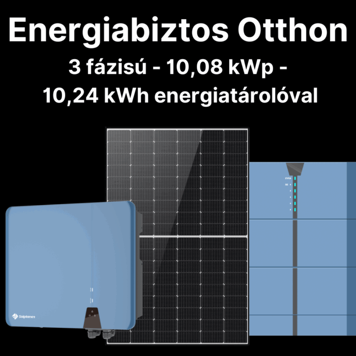 Energiabiztos Otthon 10kWp napelemes rendszer