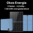 Kulcsrakész napelemes rendszer - Okos Energia