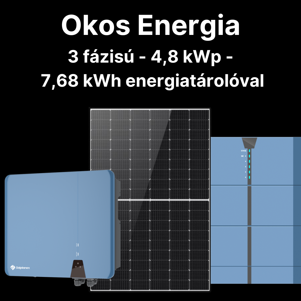 Kulcsrakész napelemes rendszer - Okos Energia