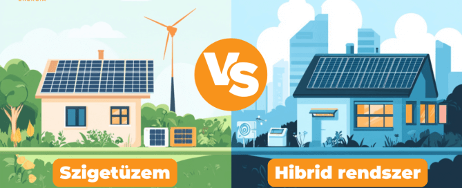 Szigetüzem Vs. Hibrid napelemes rendszer