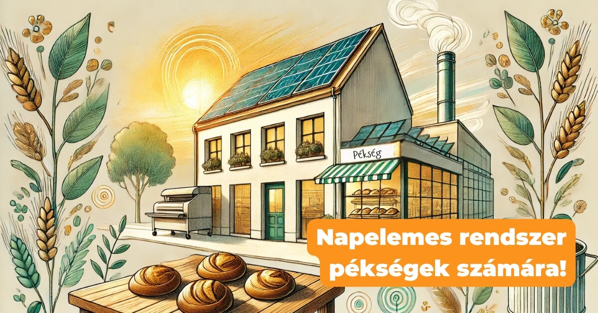 Napelemes rendszer pékségek számára!