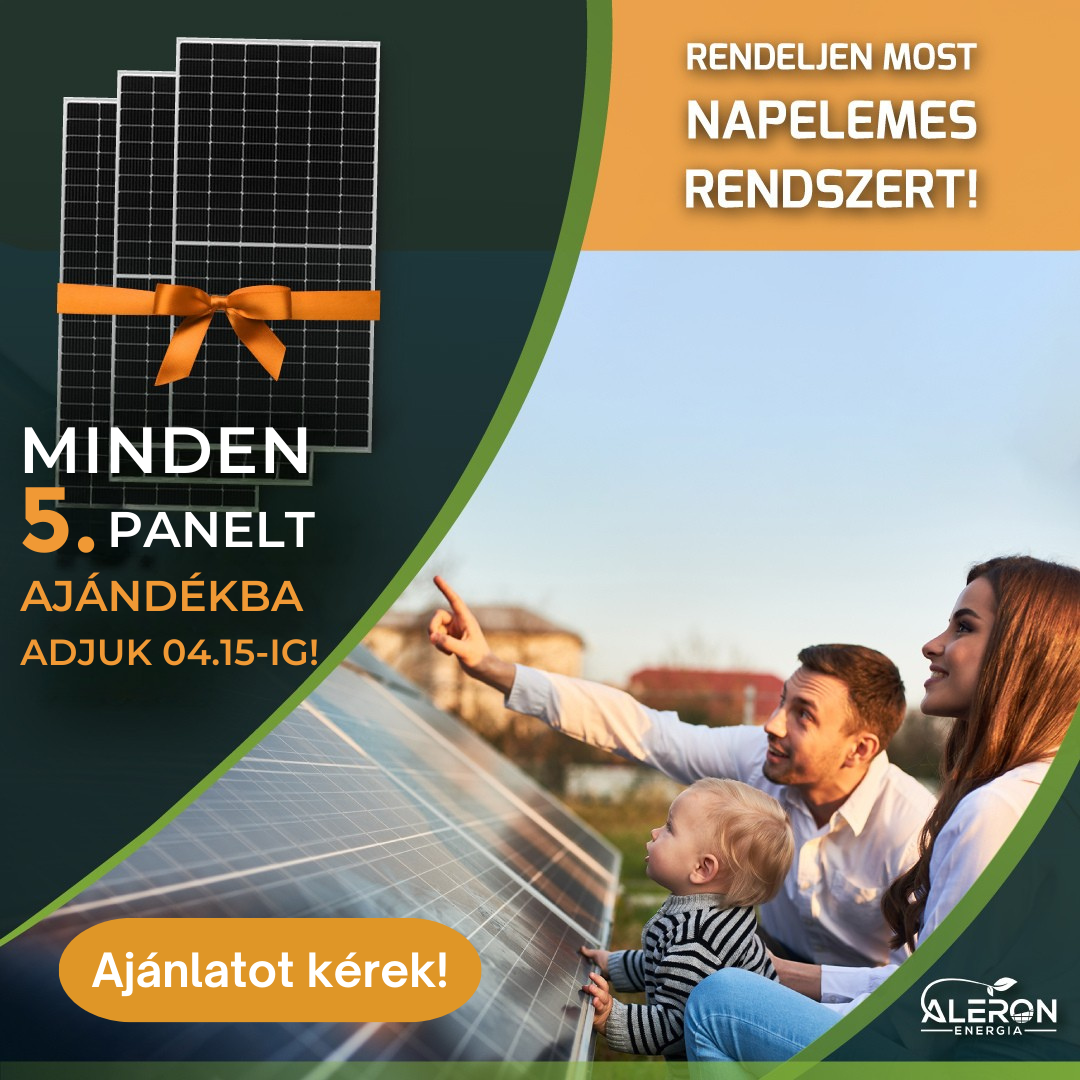 Ajándék napelem panel