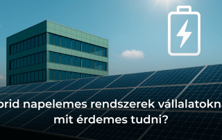 Hibrid napelemes rendszerek vállalatoknak: mit érdemes tudni?