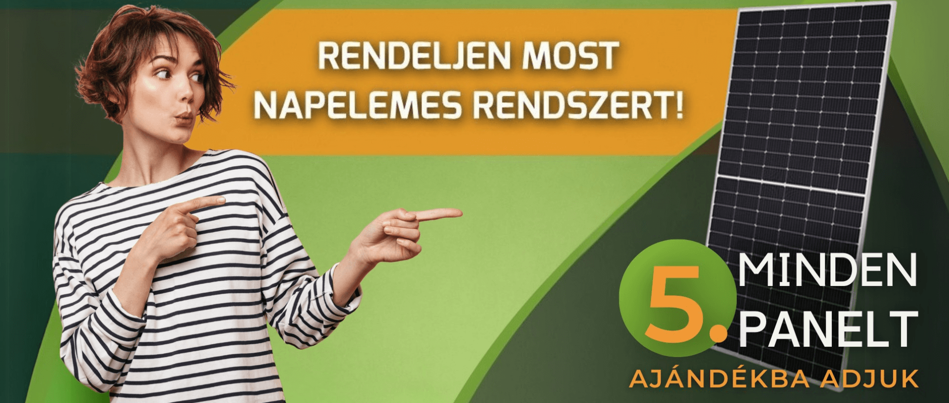 Napelem panel akció