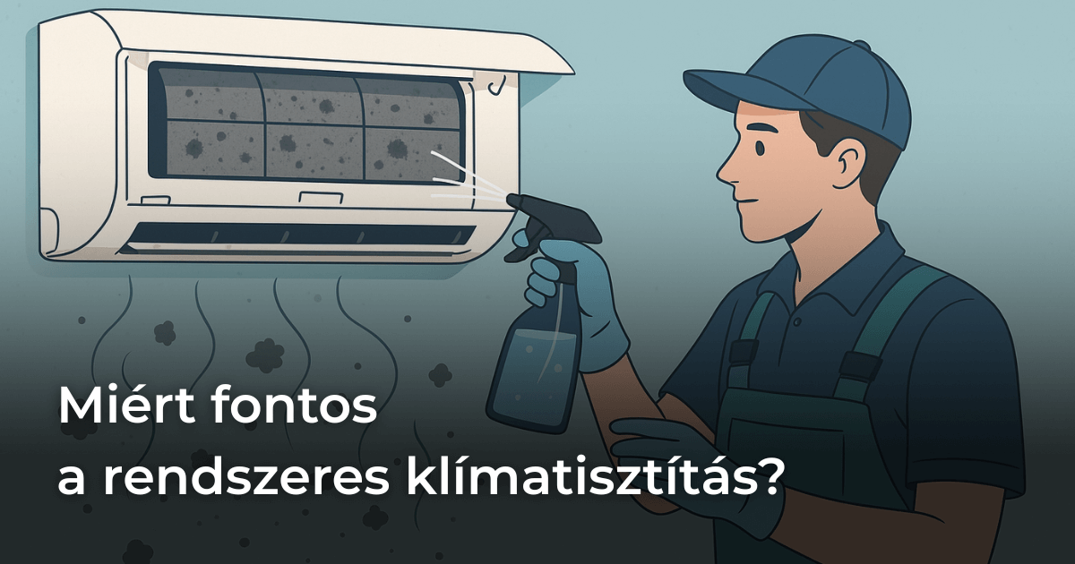 Miért fontos a rendszeres klímatisztítás?