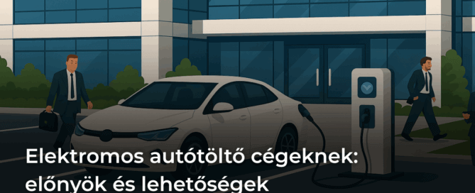Elektromos autótöltő cégeknek: előnyök és lehetőségek
