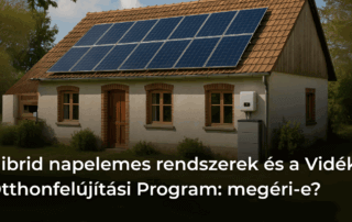 Hibrid napelemes rendszerek és a Vidéki Otthonfelújítási Program: megéri-e?