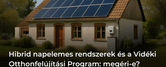 Hibrid napelemes rendszerek és a Vidéki Otthonfelújítási Program: megéri-e?