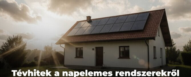 Tévhitek a napelemes rendszerekről
