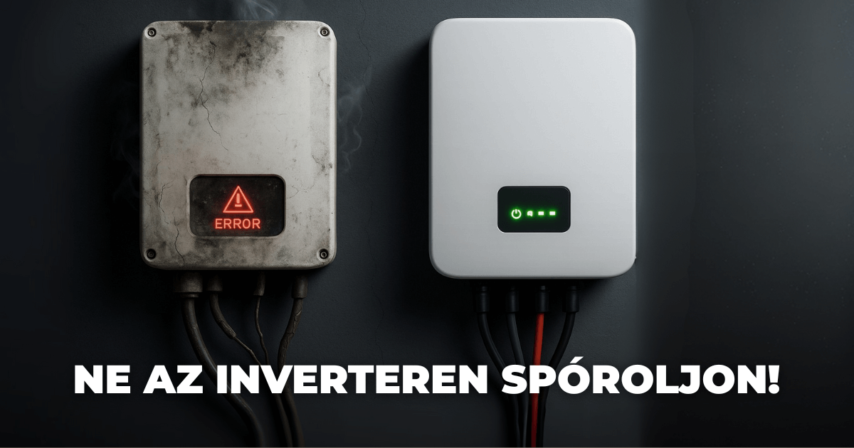 Az olcsó inverterek veszélyei – amit minden napelem tulajdonosnak tudnia kell