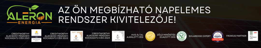 Az ÖN MEGBÍZHATÓ NAPELEM KIVITELEZŐJE!
