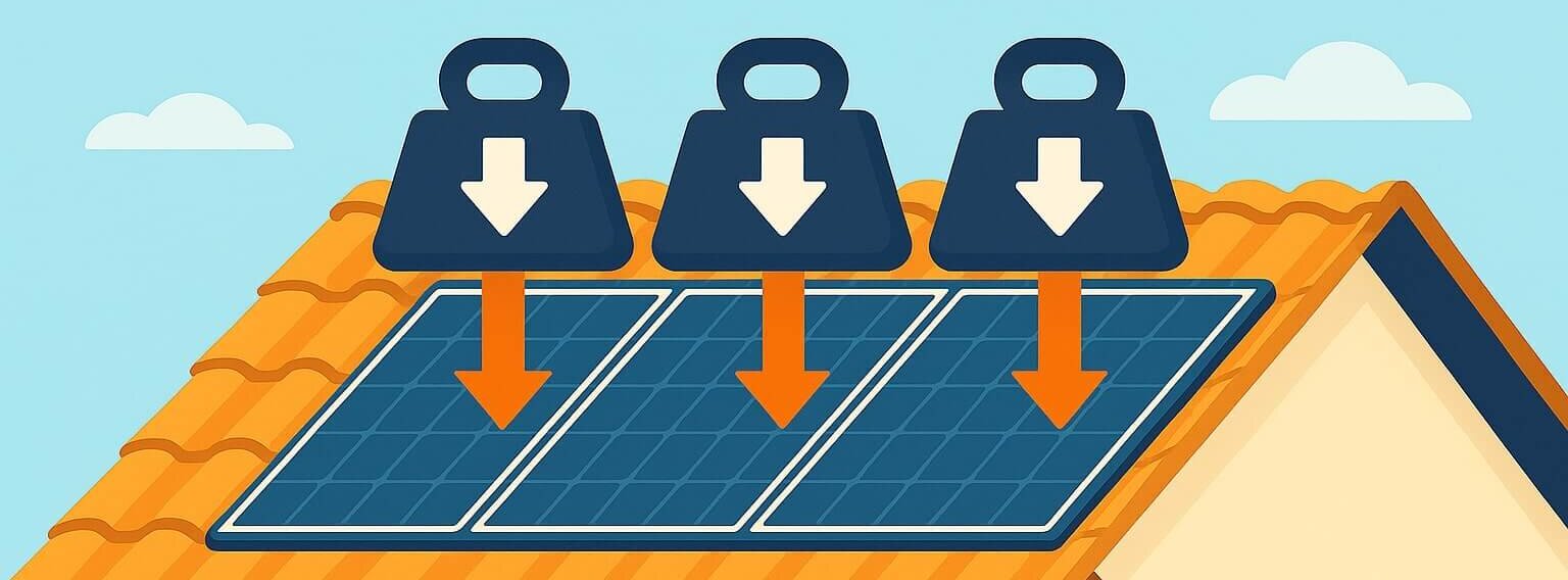 Elbírja a tető a napelemek súlyát?