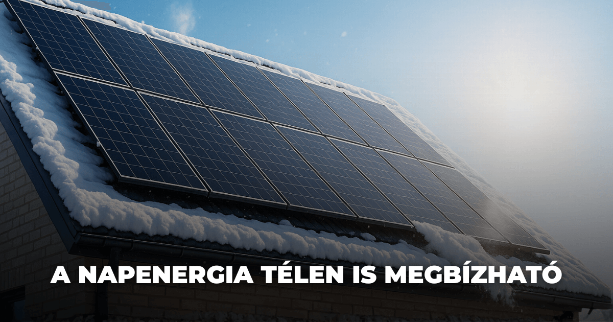 Napenergia télen is, megbízhatóan