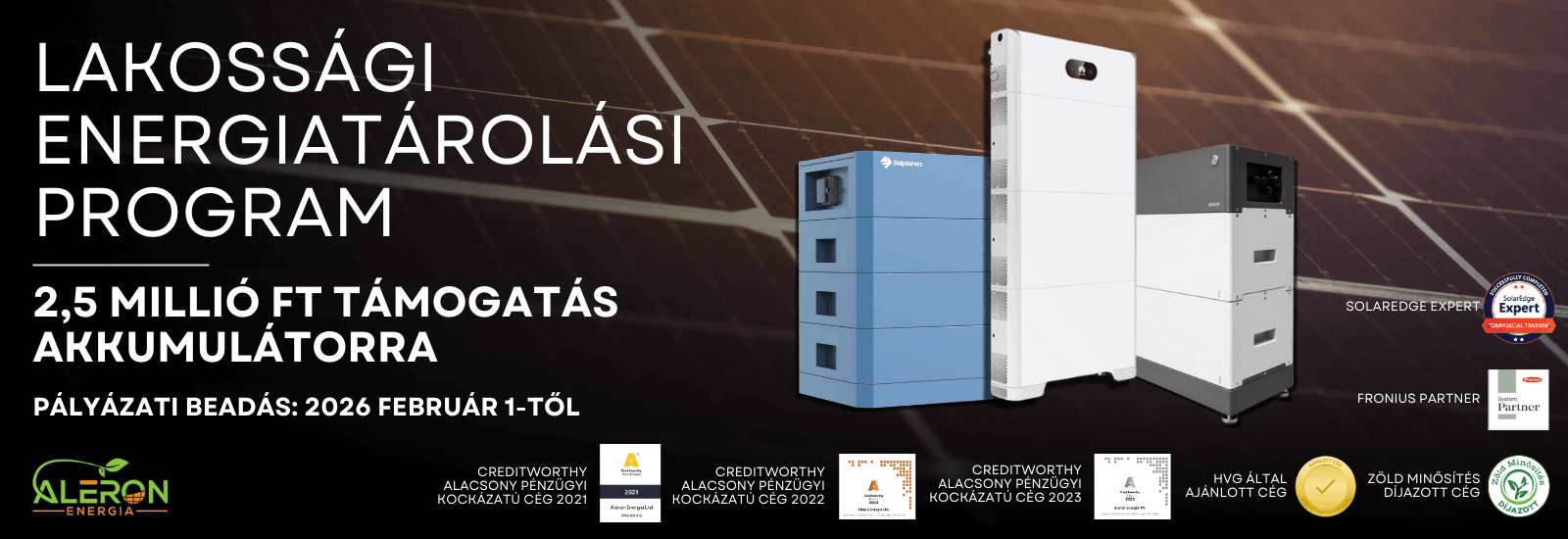 LAKOSSÁGI ENERGIATÁROLÁSI PROGRAM