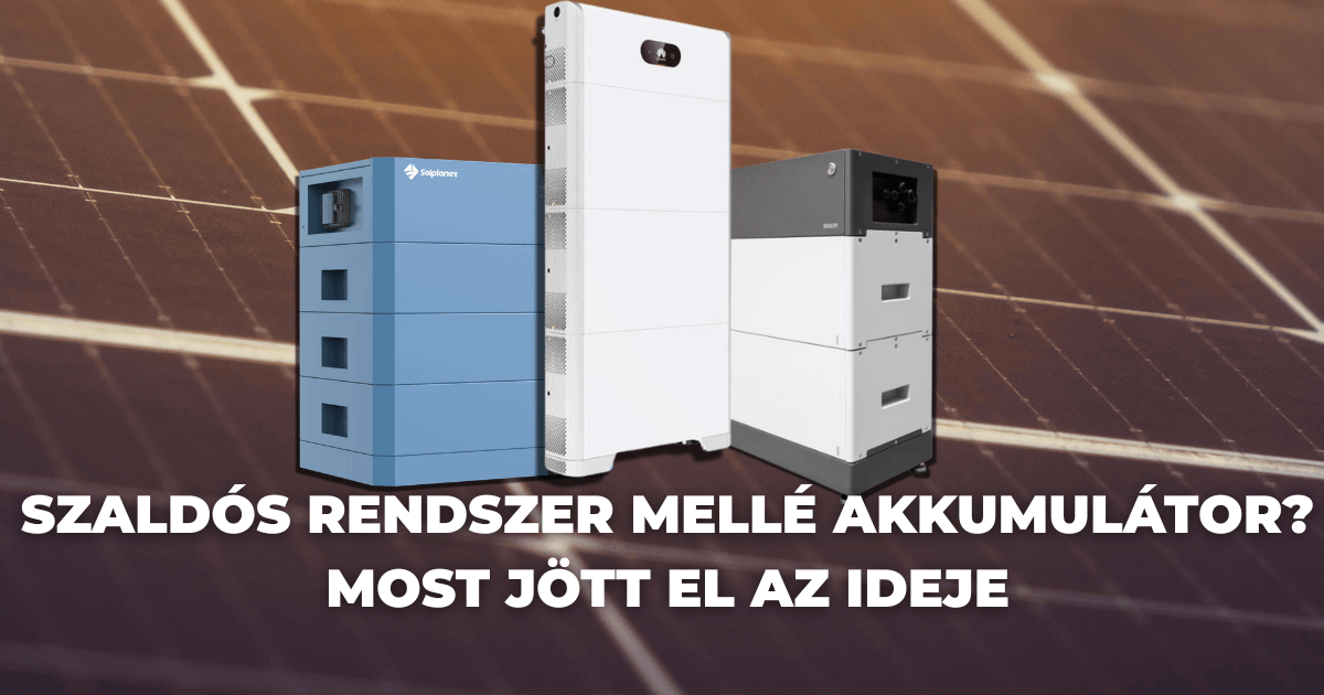 Napelem akkumuátor