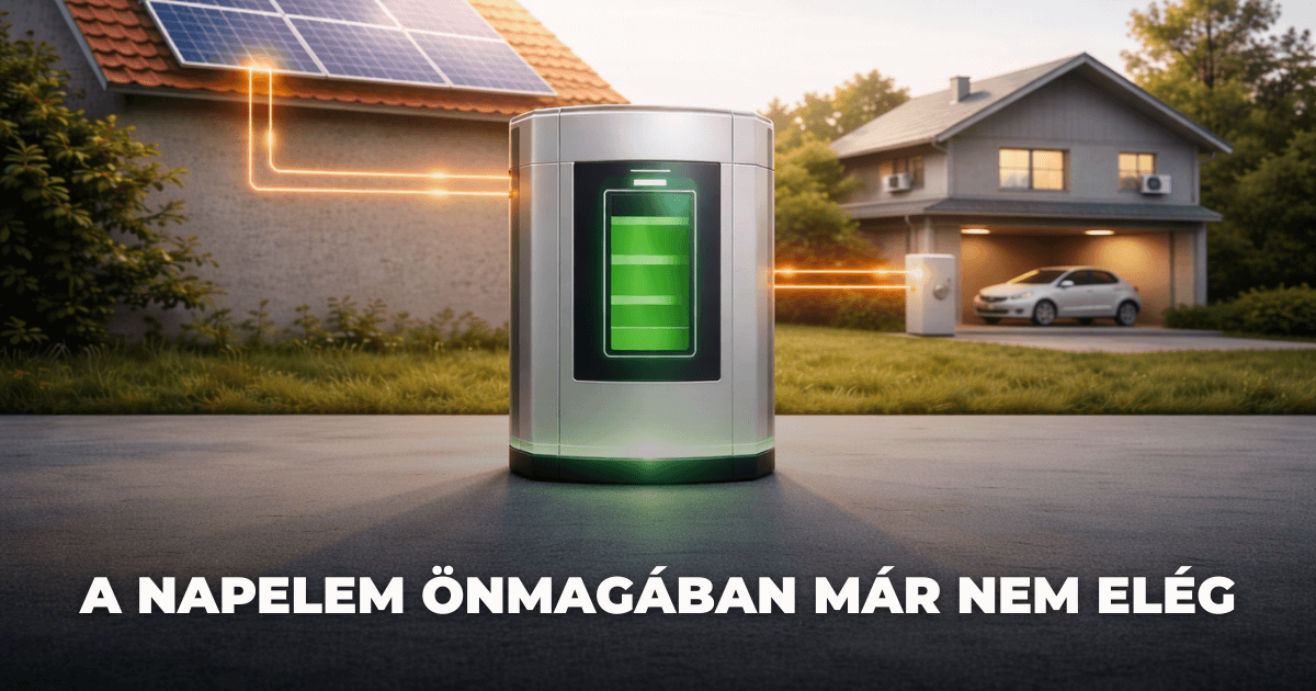 A napelem önmagában már nem elég