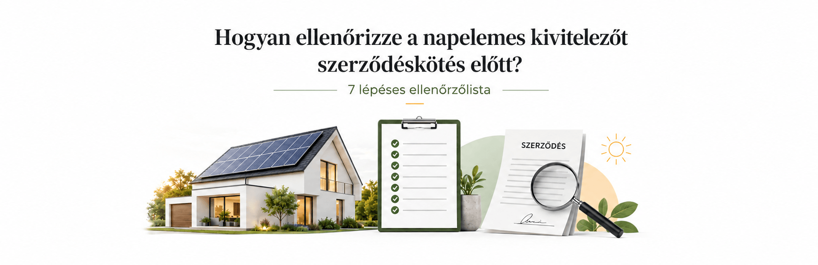 Hogyan ellenőrizze a napelemes kivitelezőt