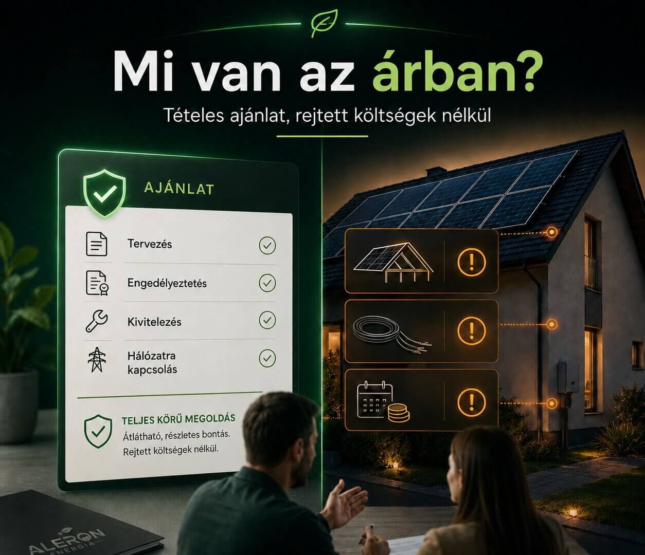 Mit tartalmaz az árajánlat_